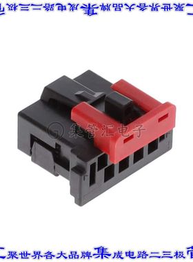 10155504-A008LF 矩形连接器外壳8POS插座2排2.54mm母形插口黑色