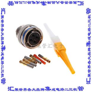 MS3476L14 圆形连接器4POS插头母插口压接镀金自由悬挂