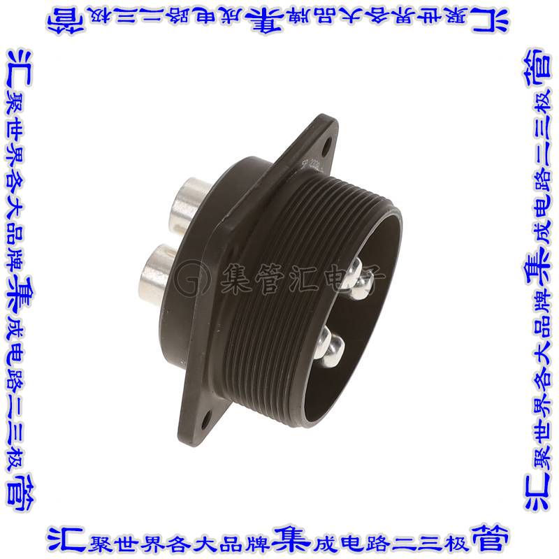 MS3102A36-5P 圆形连接器4POS插座公形引脚焊杯银面板安装