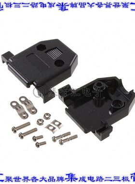 DA15-HD-PB-SS 连接器15POS后壳180度无屏蔽黑色