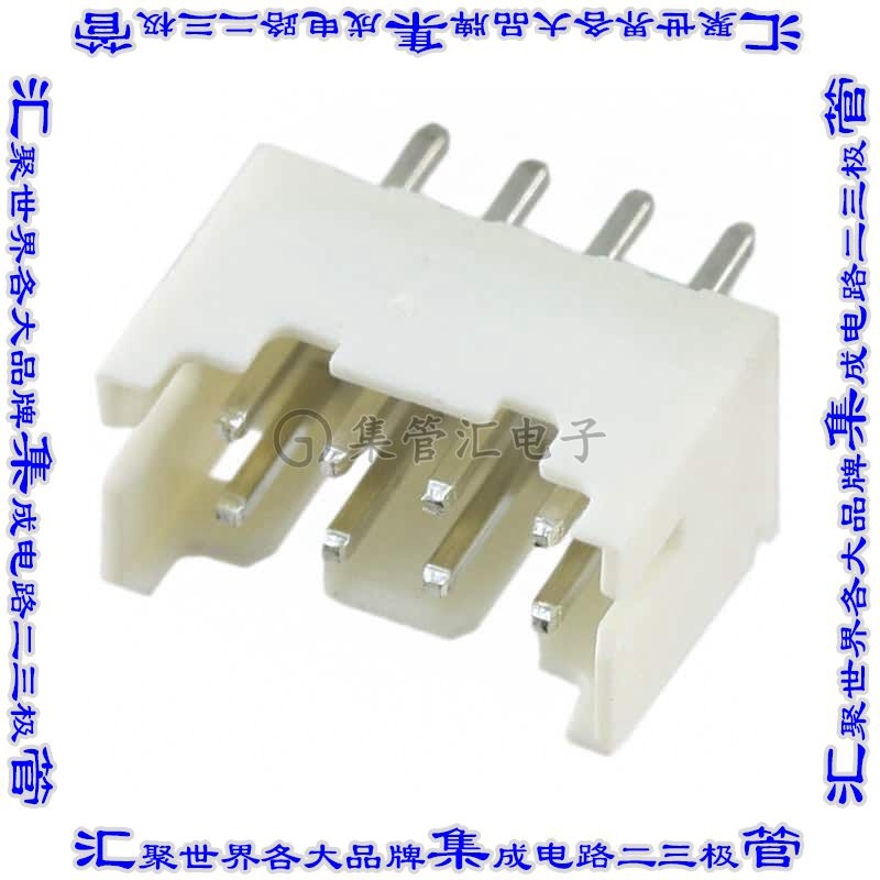 SWR204-NRTN-D04-ST-GA 针座连接器8POS接头2排2mm公形插针通孔直