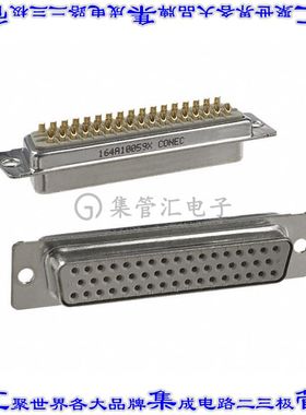 164A10059X 连接器50POS插座母插口3排D-Sub自由悬挂