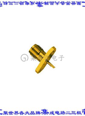 1-1478963-0 同轴连接器SMA插座母插槽焊杯50欧姆面板安装