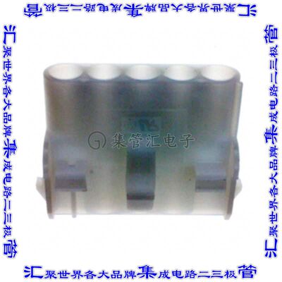 1-480764-0 矩形连接器外壳5POS插座天然色面板安装