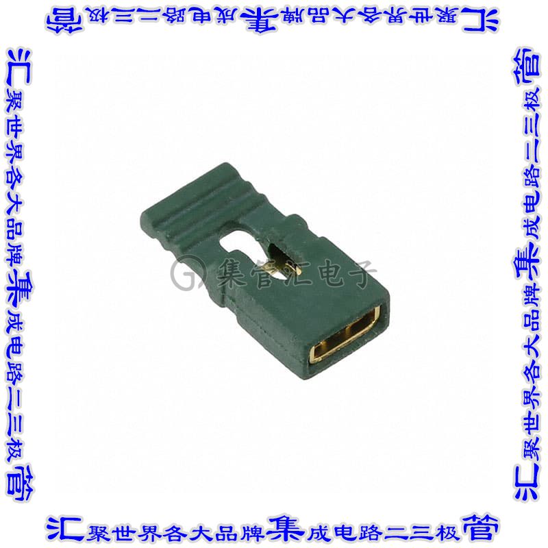 FDC02SXNN 接插件连接器HI-TEMP CONN SHUNT GREEN .100