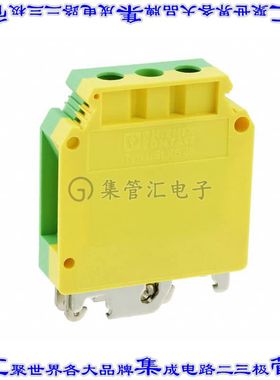 444019 0444019端子块连接器2POS接地地面15.2mm绿色黄色1/0-18AW