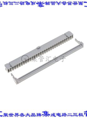 86130603130345E1LF 矩形连接器60POS插座2排2.54mm母插口灰色IDC