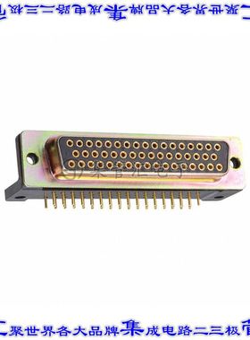 DDMM-50S-D 连接器50POS插座母插口3排D-Sub面板安装通孔直角