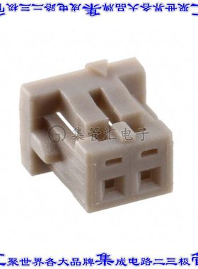 M30-1100200 矩形连接器外壳2POS插座1.25mm母形插口天然色自由悬