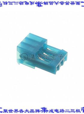 MTD-A-03-E-2 矩形连接器3POS插座2.54mm母插口蓝色IDC锡自由悬挂