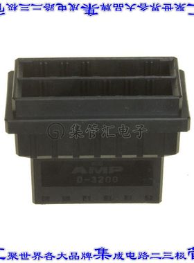 3-179554-6 矩形连接器外壳12POS插头2排5.08mm公形引脚黑色自由