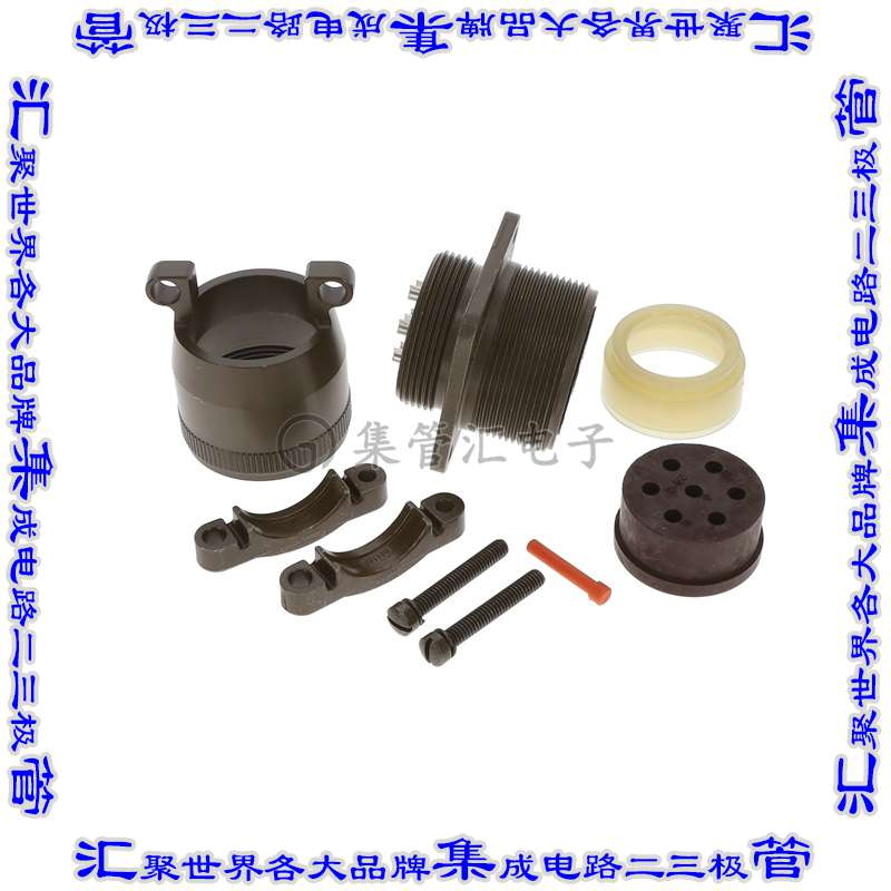 MS3100E24-2S 圆形连接器7POS插座母插口焊杯银面板安装