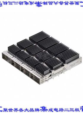 2033701347 插拔式连接器外壳成组(1 x 4)QSFP-DD通孔直角压配