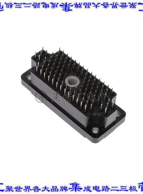 205720-9 背板连接器104POS插座母插口3.81mm面板安装黑色