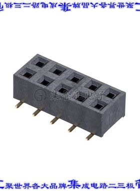 M20-7810545 针座连接器10POS插座2排2.54mm母形插口表贴SMD镀金