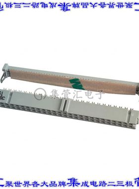 3425-7600 矩形连接器50POS插座2排2.54mm母插口灰色IDC镀金自由