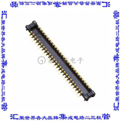 AXE650124A 板对板连接器50POS接头外罩触点2排0.4mm表贴SMD镀金