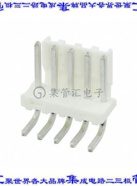 3-644613-5 针座连接器5POS接头3.96mm公形插针通孔直角锡
