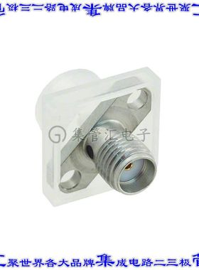 1052902-1 同轴连接器SMA插座母插槽焊接50欧姆面板安装