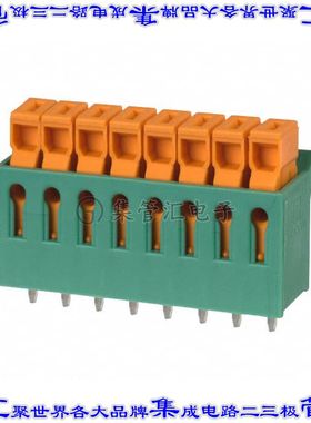 1706235 线对板连接器8POS接线端子3.81mm通孔水平带板