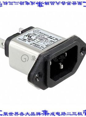 6609987-2 电源接入连接器3POS插座公型片状插脚IEC320-C14面板安