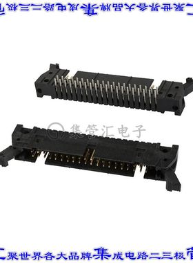 5499345-9 针座连接器40POS接头2排2.54mm公形插针通孔直角镀金