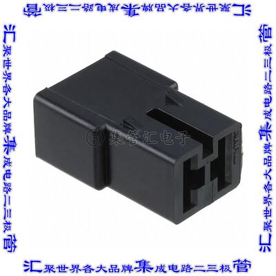 180923-5 接插件连接器CONN RCPT HSG 0.25 2POS BLACK