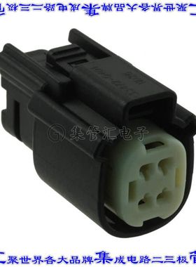 334724001 0334724001矩形连接器外壳4POS插座2排3.5mm母形插口黑