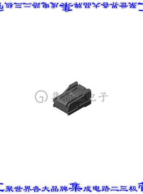 MX77D004SF3 矩形连接器外壳4POS插座母形插口黑色自由悬挂