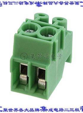 1984316 端子块连接器2POS无罩接头的插头3.5mm绿色自由悬挂