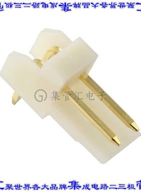 176153-2 针座连接器2POS接头2.5mm公形插针通孔直角