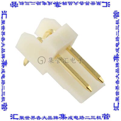 176153-2 针座连接器2POS接头2.5mm公形插针通孔直角