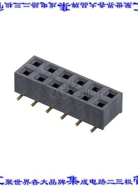 M20-7810645 针座连接器12POS插座2排2.54mm母形插口表贴SMD镀金