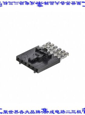 14562064 0014562064矩形连接器6POS插座2.54mm母插口黑色IDC镀金