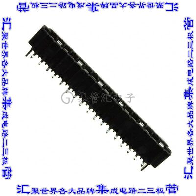 6-520314-7 连接器17POS FFC/FPC 2.54mm触点顶部通孔直角