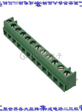 1-284093-2 线对板连接器12POS接线端子5mm通孔垂直带板