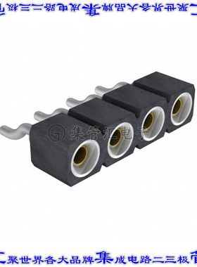 801-87-004-40-002191 针座连接器4POS插座2.54mm母形插口表贴SMD