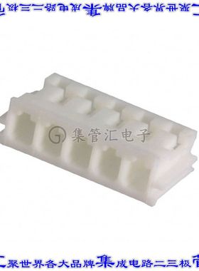 440133-5 矩形连接器外壳5POS插座2.5mm母形插口天然色自由悬挂