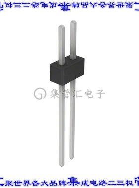 PEC01DAFN 针座连接器2POS分离式2排公形插针通孔直针锡