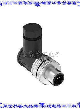 BFW-M12M5A-6X 圆形连接器5POS插头公引脚螺钉镀金自由悬挂直角