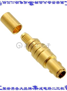 FFS.01.250.DLAE31 同轴连接器插头公引脚焊接50欧姆自由悬挂