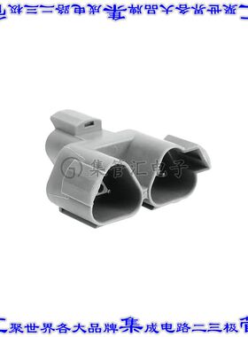 AT04-3P-RY01 矩形连接器外壳3POS插座2排公形引脚灰色自由悬挂