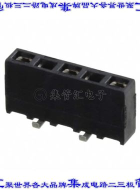 1241152-5 针座连接器5POS插座2.54mm母形插口表贴SMD镀金