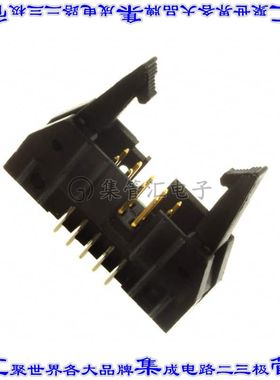 102321-1 针座连接器10POS接头2排2.54mm公形插针通孔直针镀金