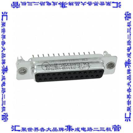 L77SDBH25SOL2RM5C309 连接器25POS插座母插口2排D-Sub通孔