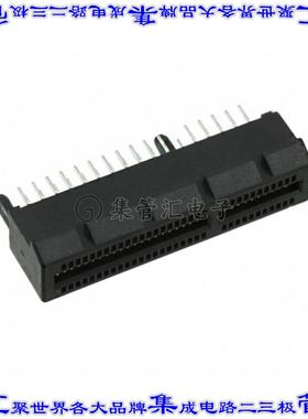 10018783-10211TLF 卡边缘连接器64POS母头2排1mm黑色镀金