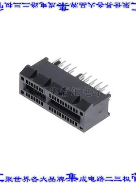 5-2362375-1 卡边缘连接器36POS母头2排1mm黑色镀金