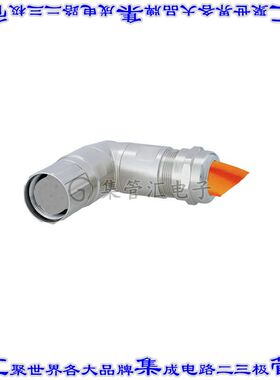 1170280000 圆形连接器插件壳银色自由悬挂直角底壳联接螺母