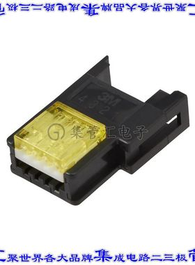 37304-3122-000 FL 100 矩形连接器4POS插座2mm母插口黑色IDC镀金