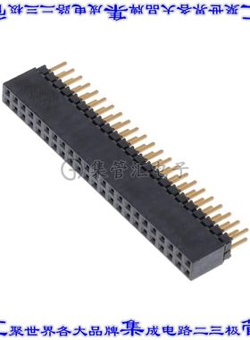 ESQT-123-03-G-D-313 针座连接器46POS插座2排2mm叉状通孔直针镀